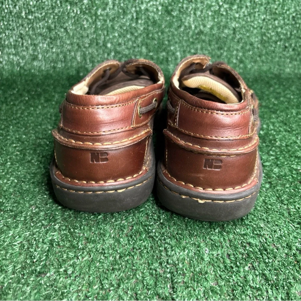 Nunn‎ Bush Comfort Boat Shoes Brown Leather Mens Size 10.5 M